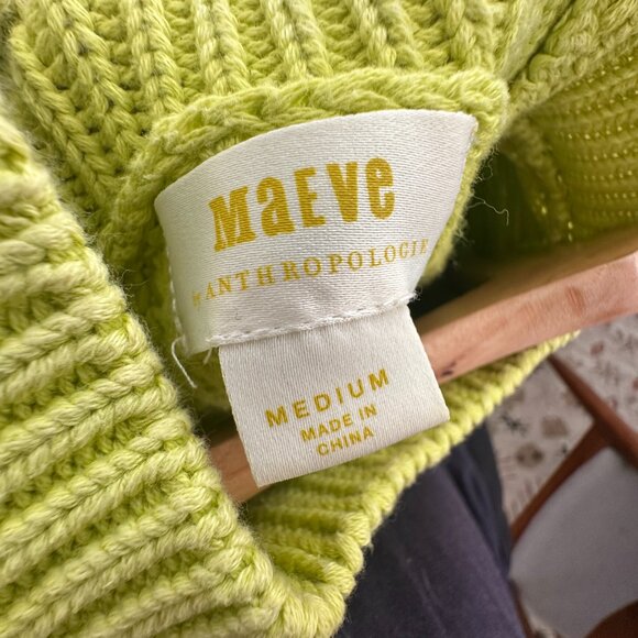 Yellow Maeve by Anthropologie Sweater M - Picture 5 of 5